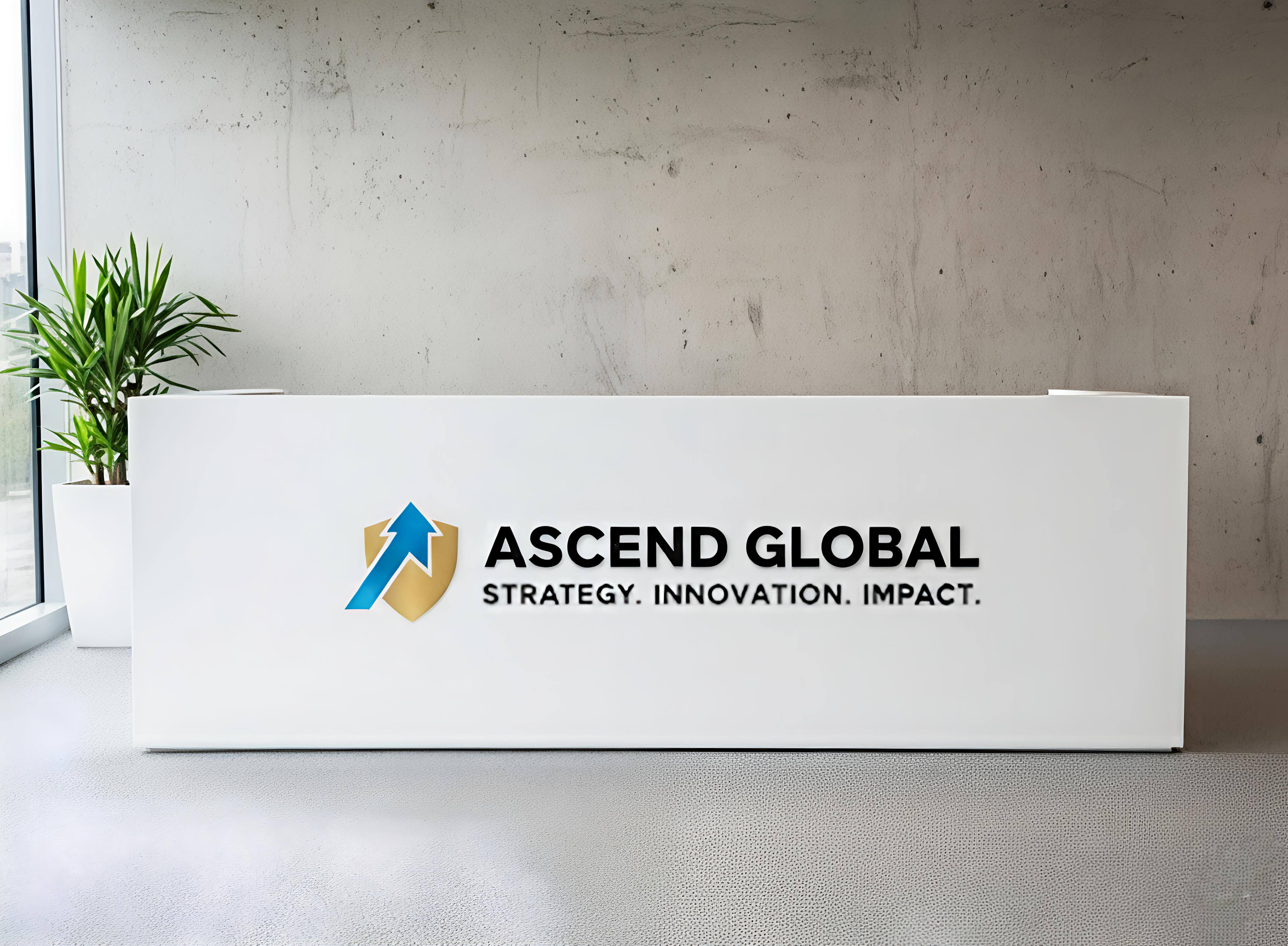 Custom Acrylic Desk Branding Sign