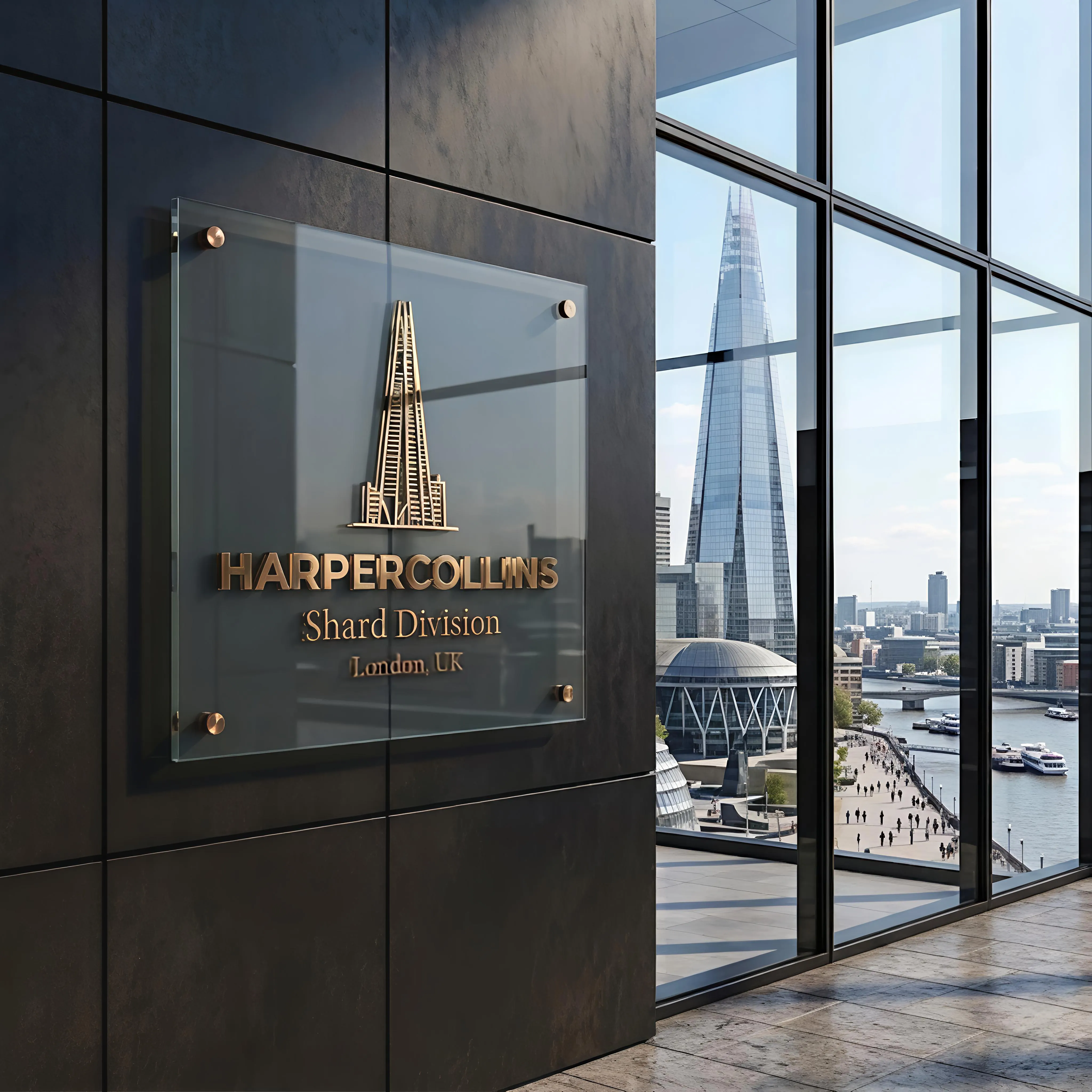 Premium Acrylic Panel Business Logo Sign