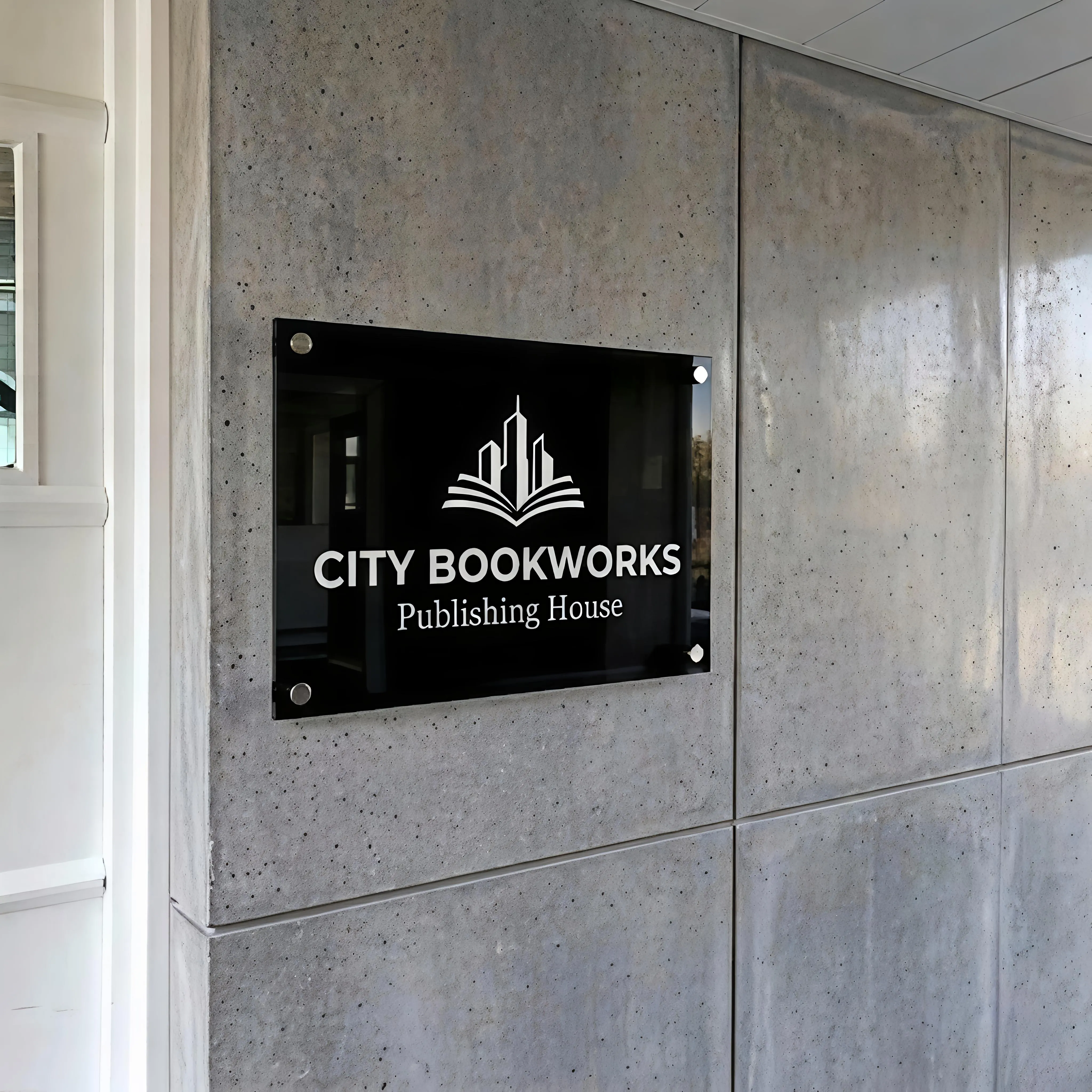 Premium Acrylic Panel Business Logo Sign